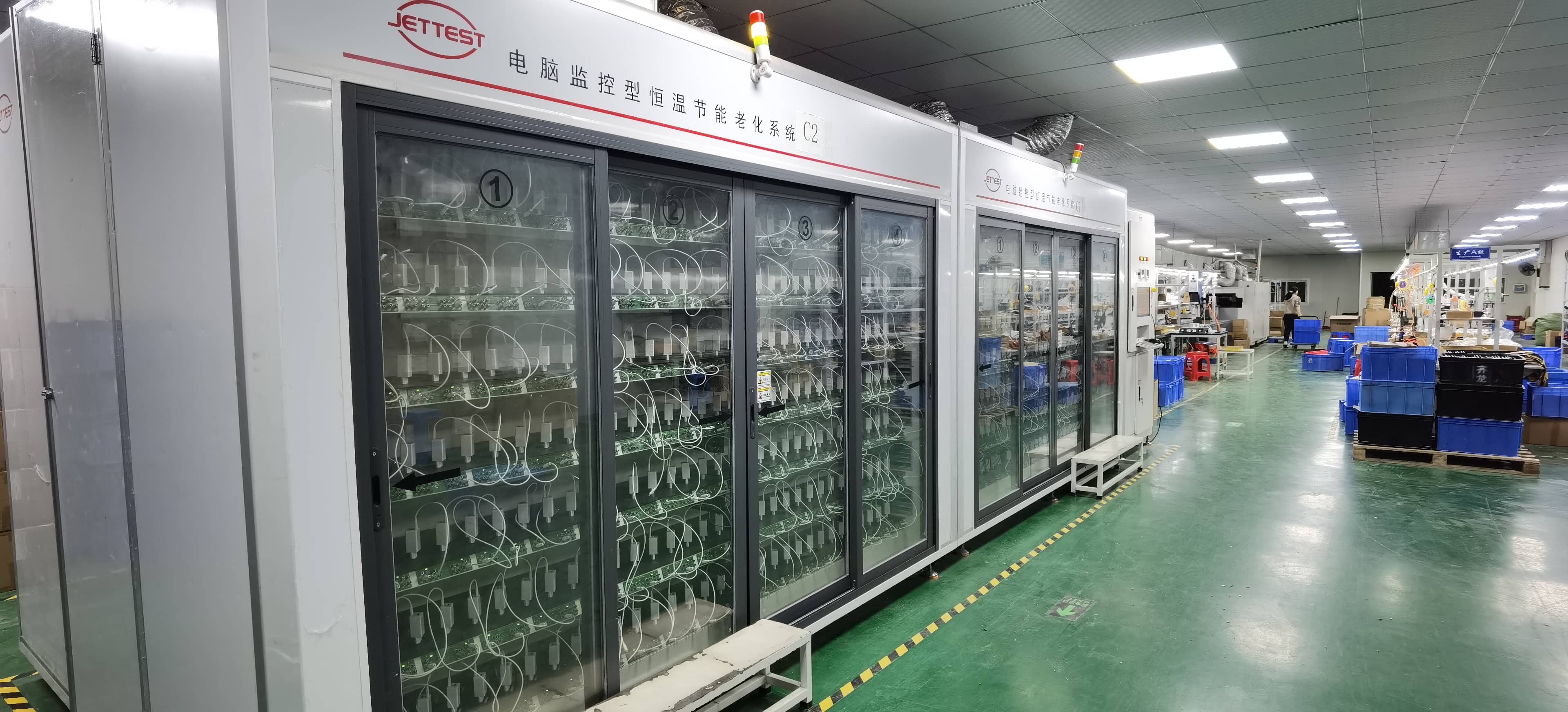Aging and burn-in test equipment at Paiyi Power