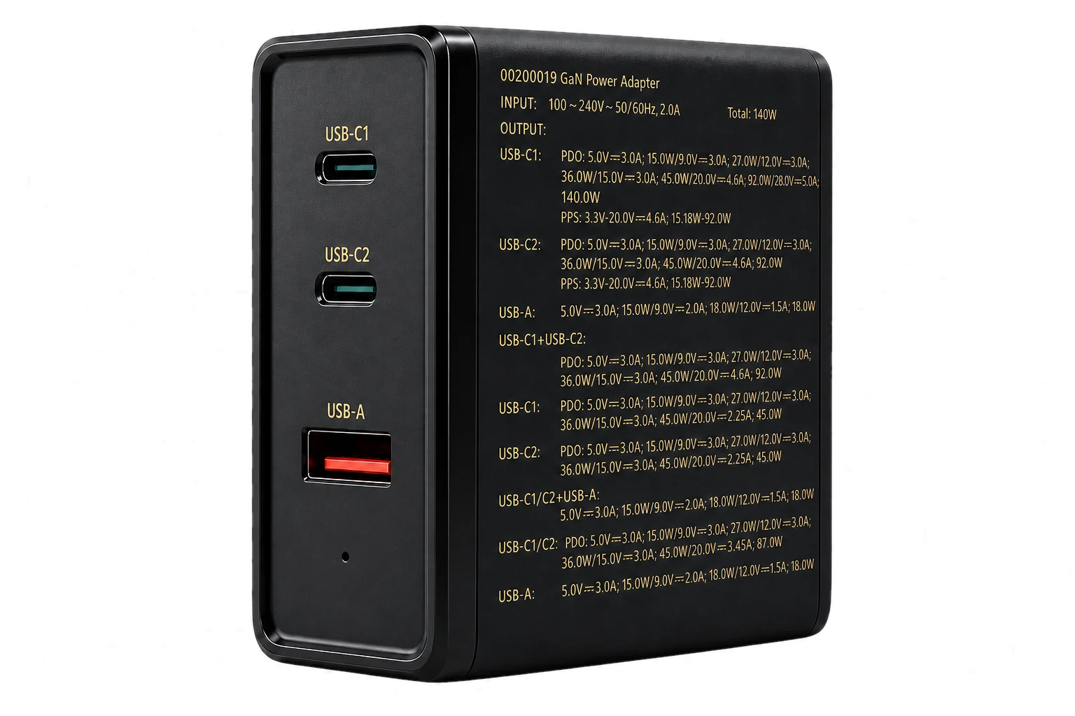 PY-DC-GaN-140W 140W GaN Charger