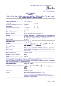 ErP Report PD140W certificate
