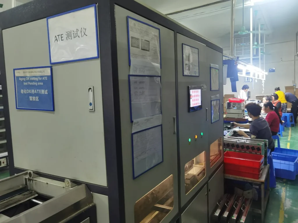 Paiyi Power non-standard power adapter engineering, ATE functional test at Paiyi Power