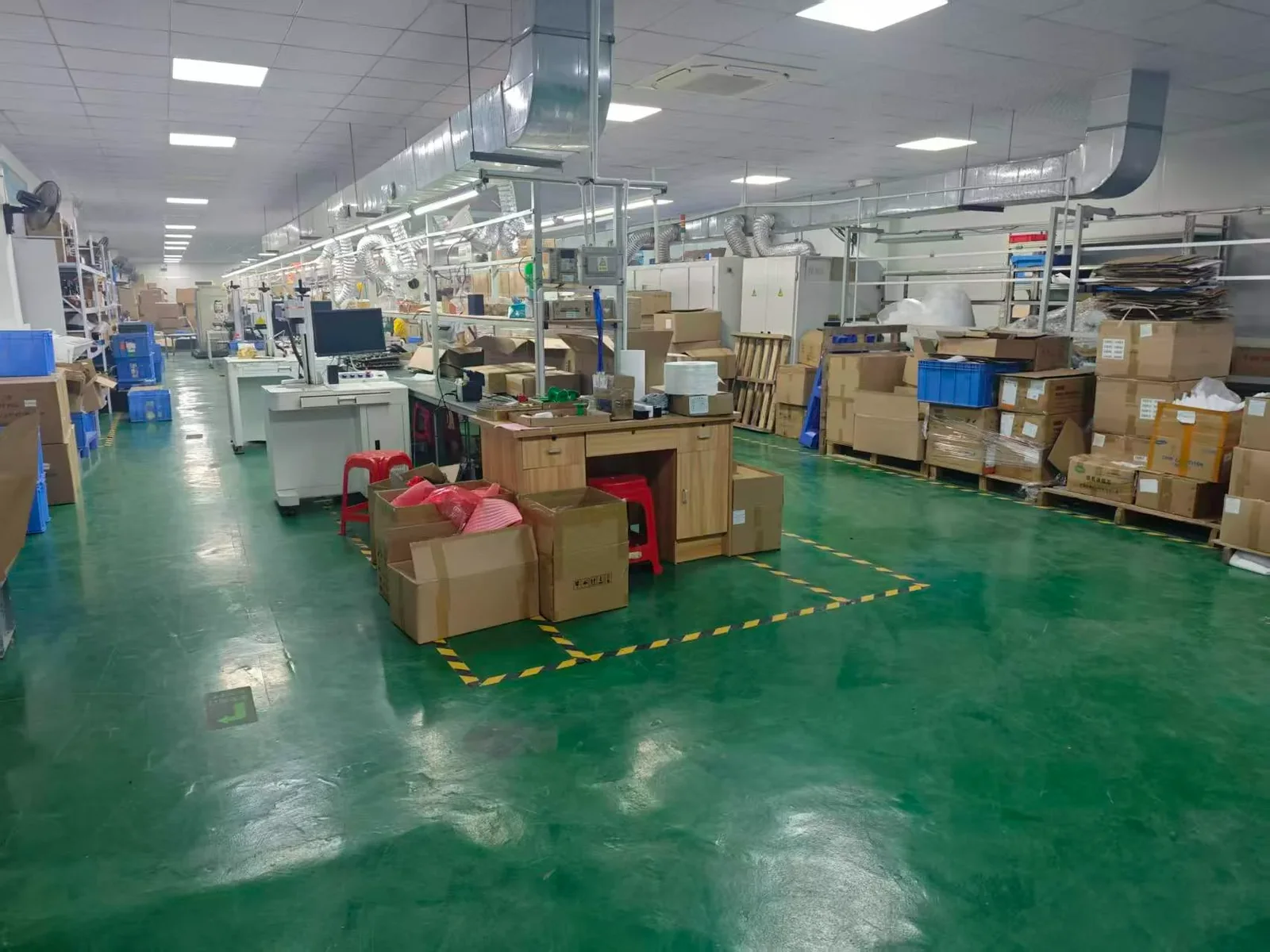 Production line floor at Paiyi Power