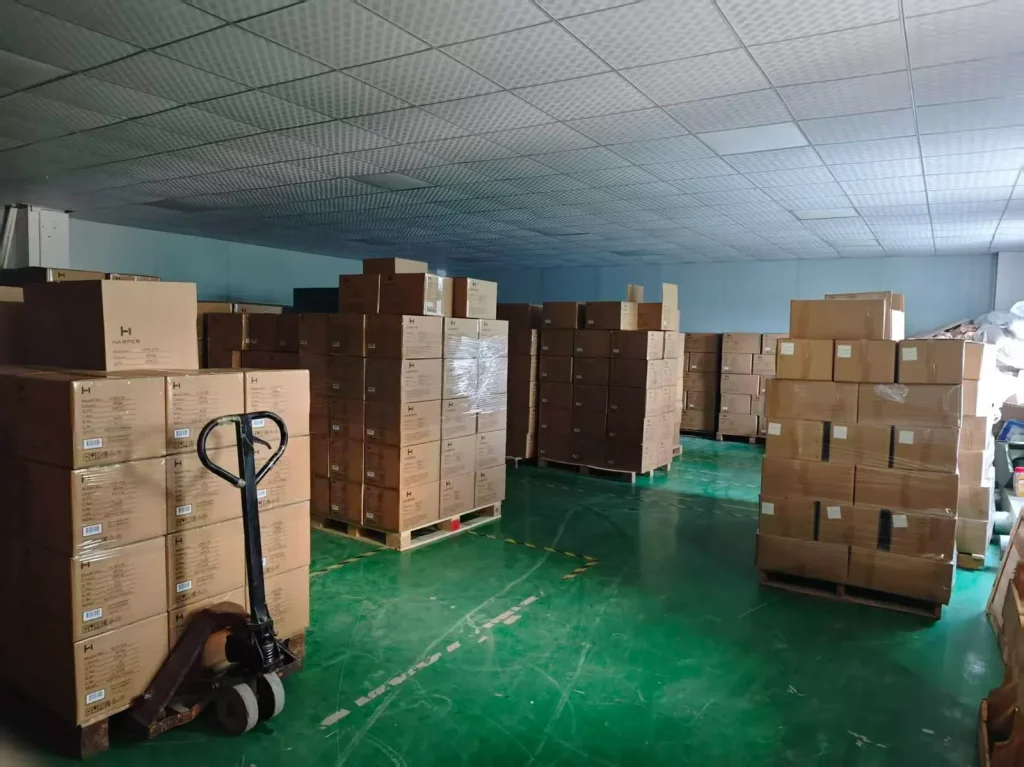 Finished goods warehouse at Paiyi Power